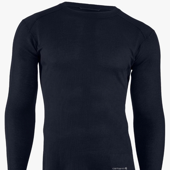 Carhartt Other - Carhartt Force Midweight Waffle Base Layer Crewneck Top size xl Navy Retail $32
